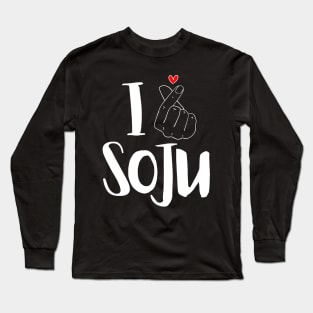 I Love Soju Long Sleeve T-Shirt